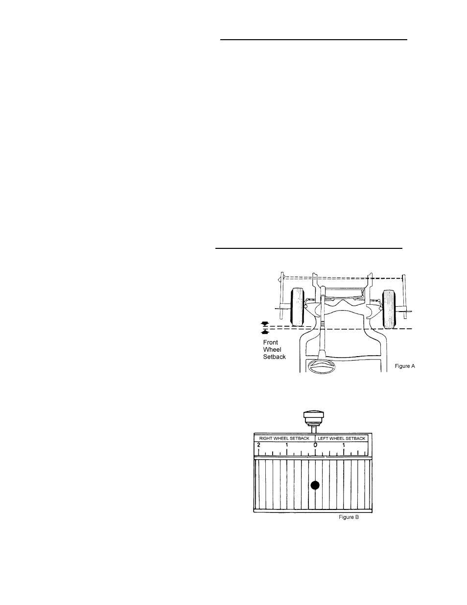 Pre-alignment checks, Front wheel setback | MAHLE RTI Laser 4 User Manual | Page 5 / 23