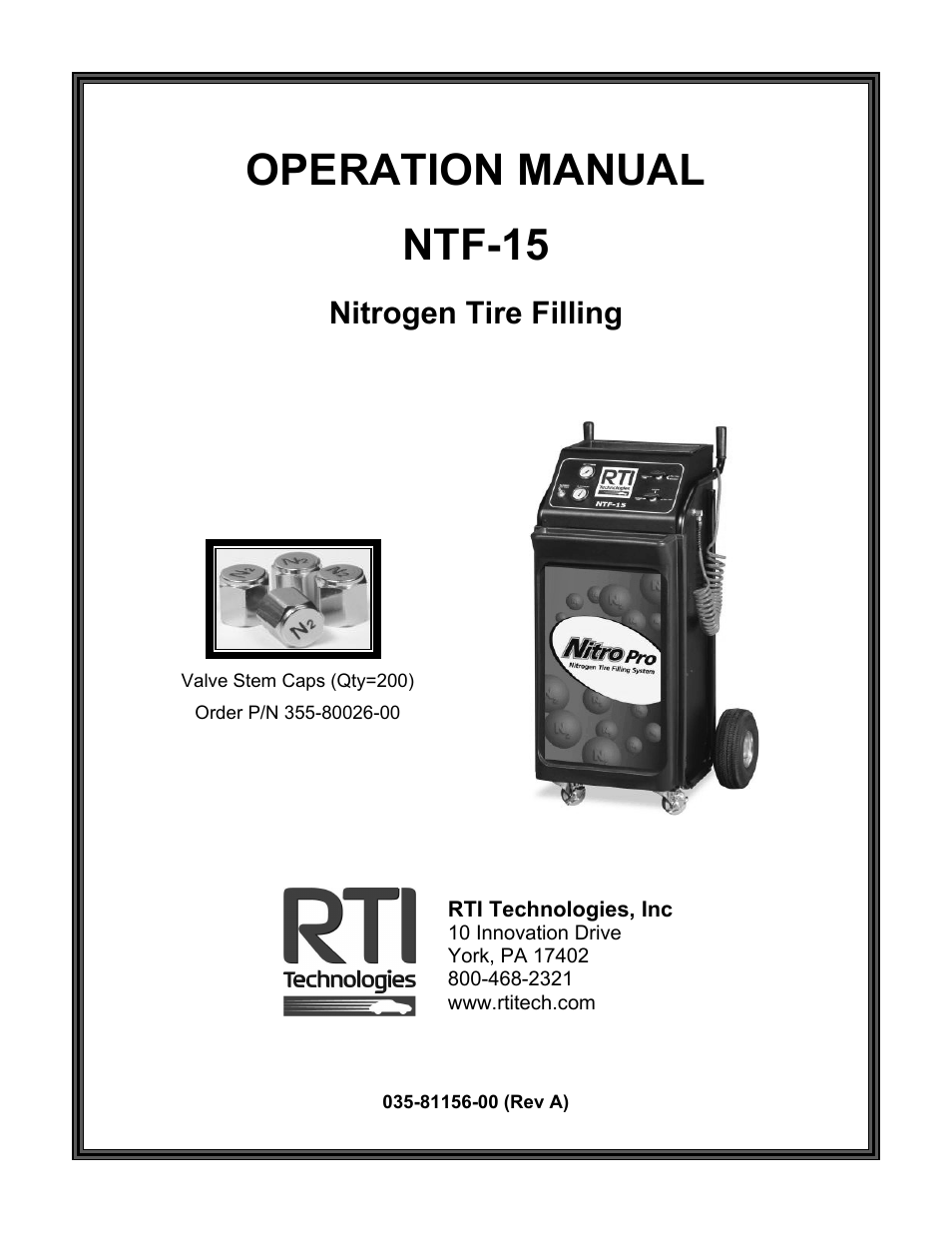 MAHLE RTI NTF-15 User Manual | 10 pages