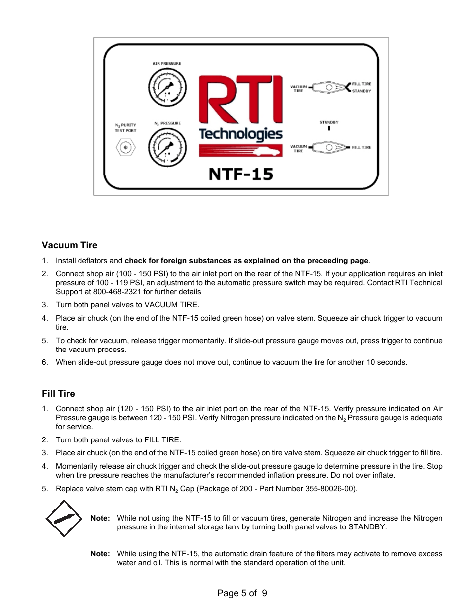 MAHLE RTI NTF-15 User Manual | Page 7 / 11