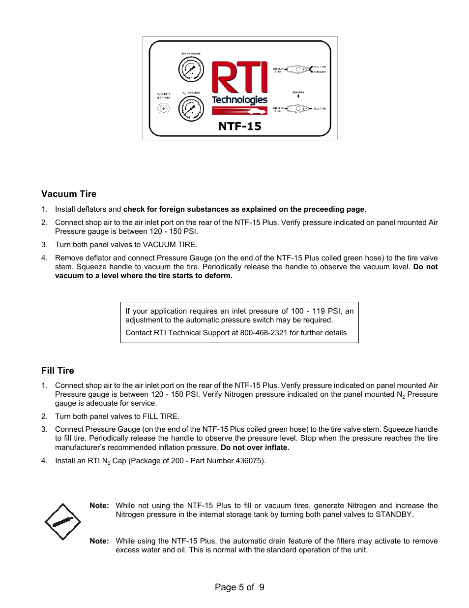 MAHLE RTI NTF-15H User Manual | Page 7 / 11