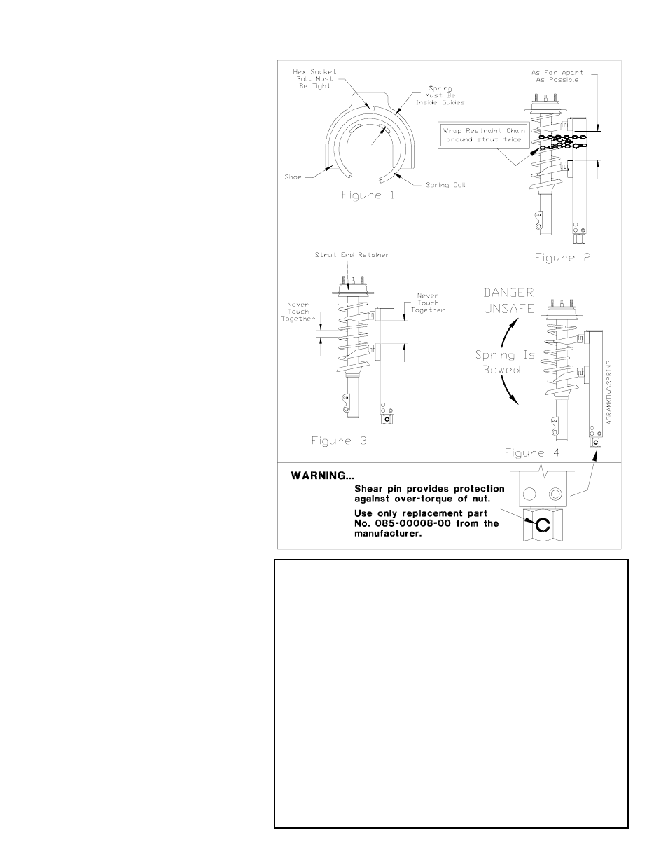 MAHLE RTI Strut Spring Compressor User Manual | 1 page