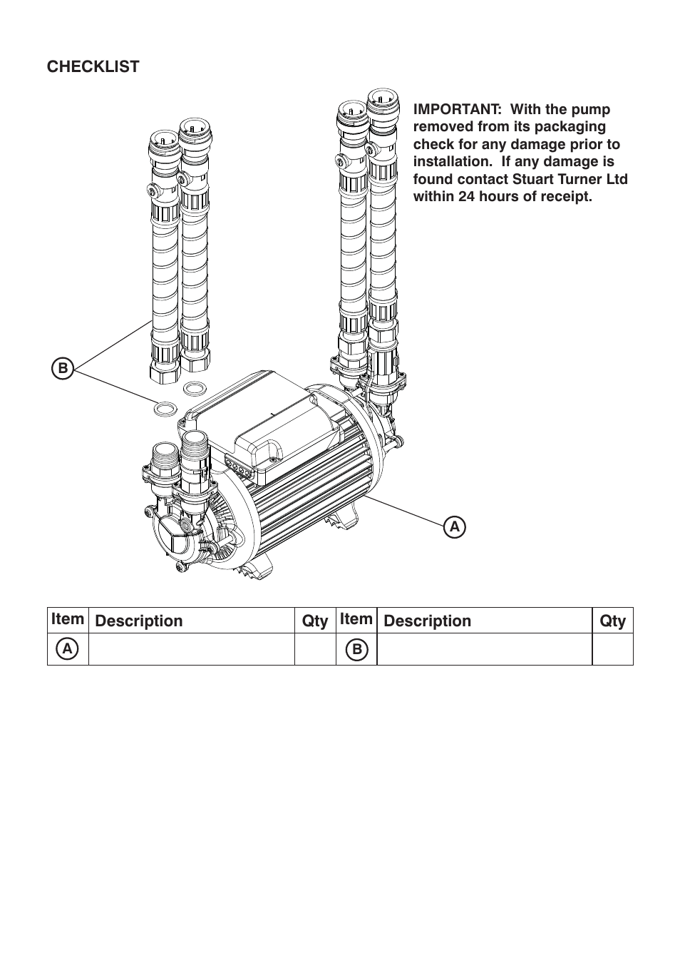 Stuart Turner Monsoon S1.5 bar Twin User Manual | Page 3 / 24