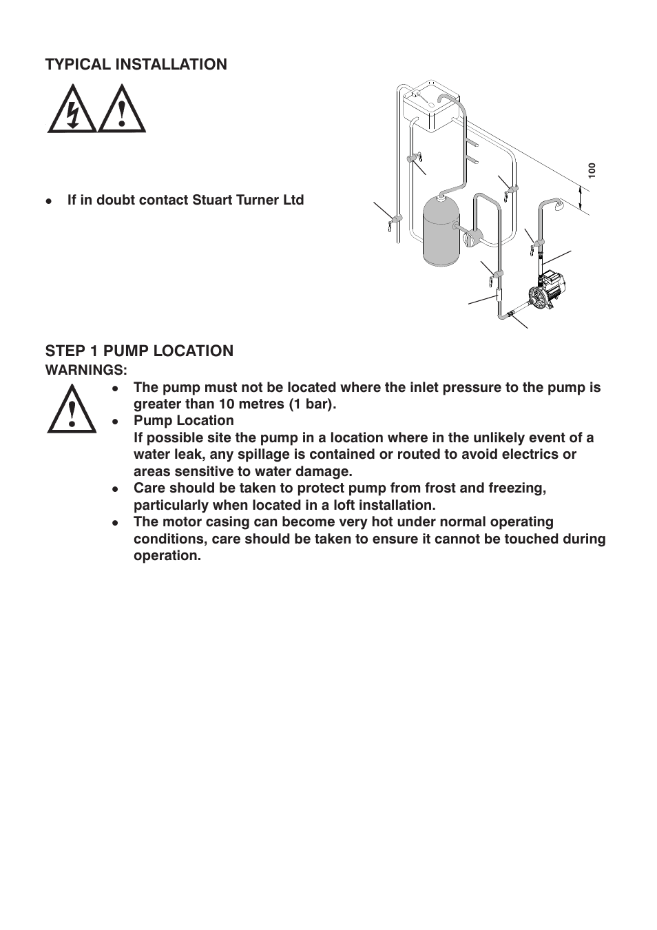 Stuart Turner Monsoon Extra S3.0 bar Single User Manual | Page 2 / 20
