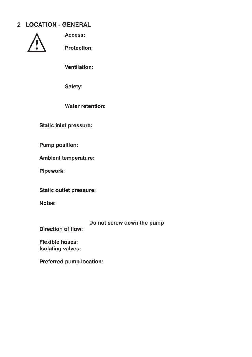 Stuart Turner Monsoon Extra 2.6 bar PS User Manual | Page 5 / 20