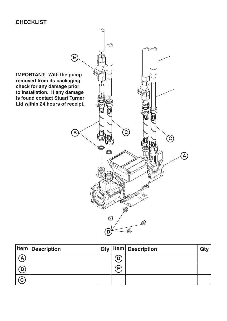 Stuart Turner Showermate S1.8 bar Twin User Manual | Page 3 / 24