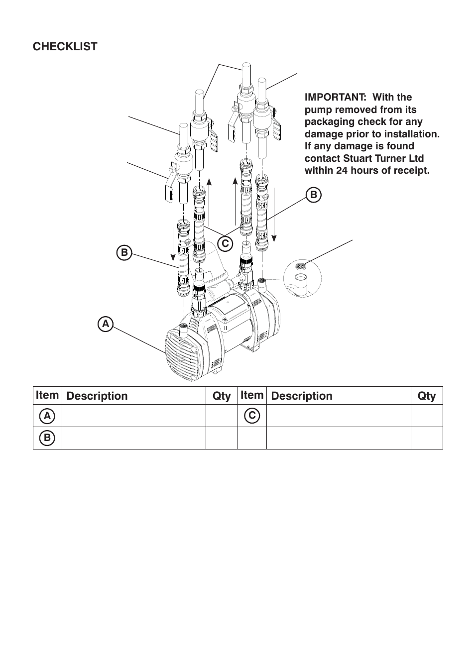 Stuart Turner U2.3 bar Twin User Manual | Page 3 / 20