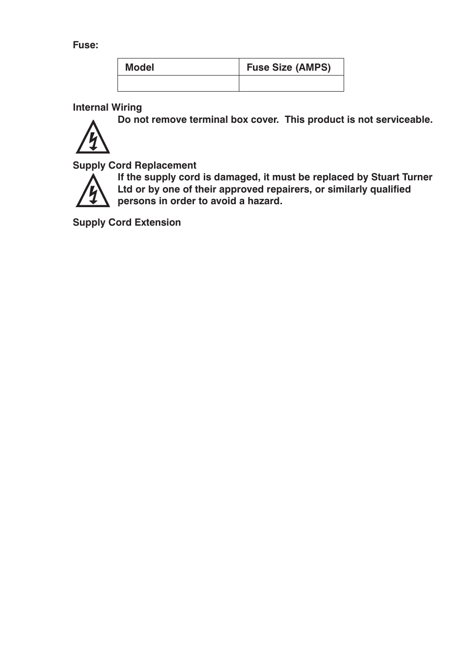 Stuart Turner S1.5 bar Twin User Manual | Page 13 / 20