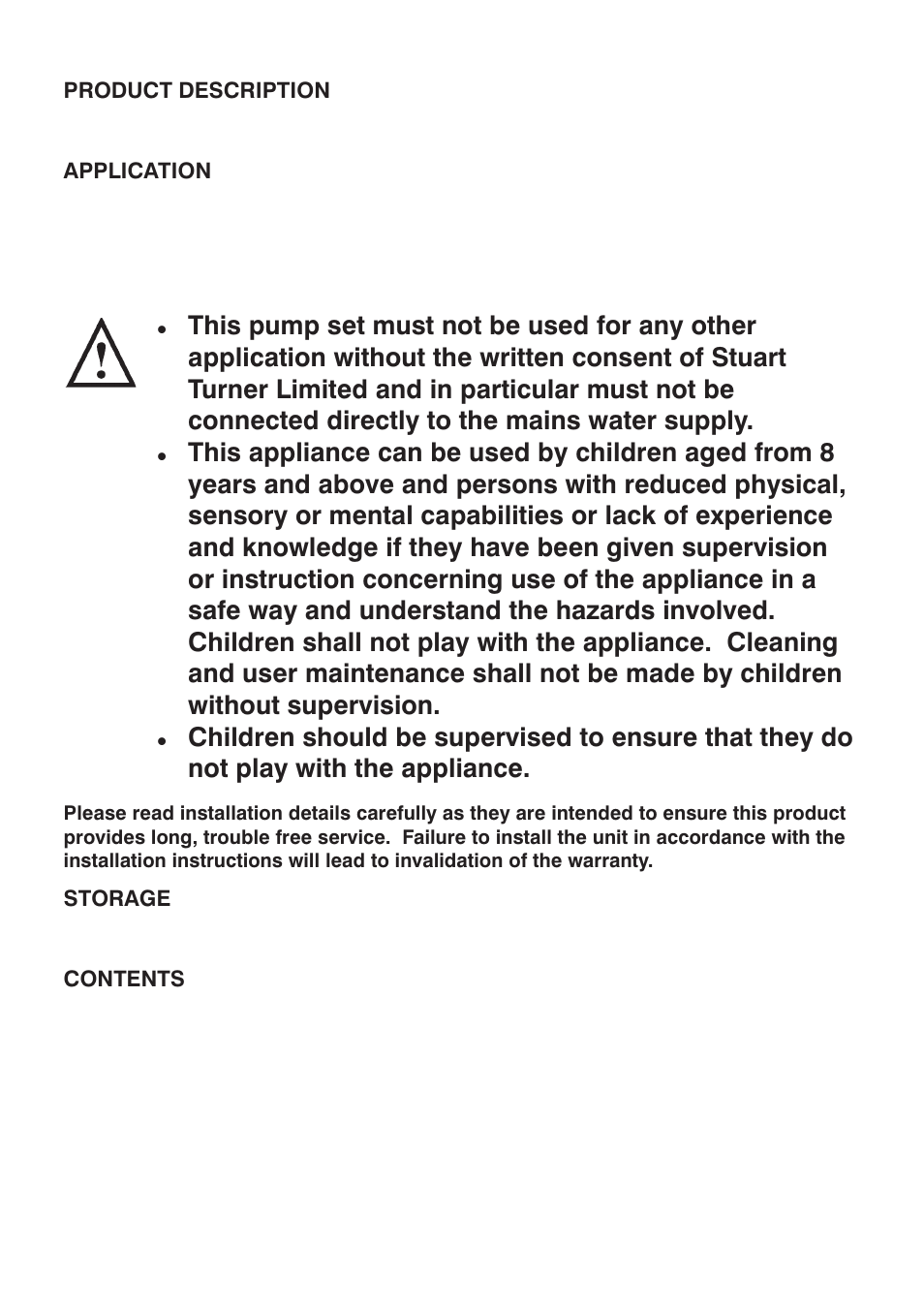 Stuart Turner S1.5 bar Twin User Manual | Page 2 / 20