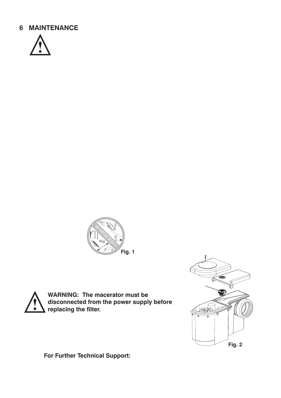 Stuart Turner WC1 Toilet only Macerator User Manual | Page 12 / 20