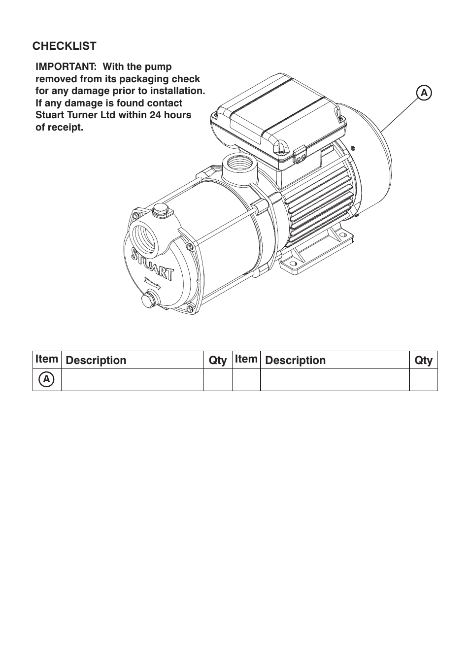 Stuart Turner Multistage xxx-30 Series User Manual | Page 4 / 16