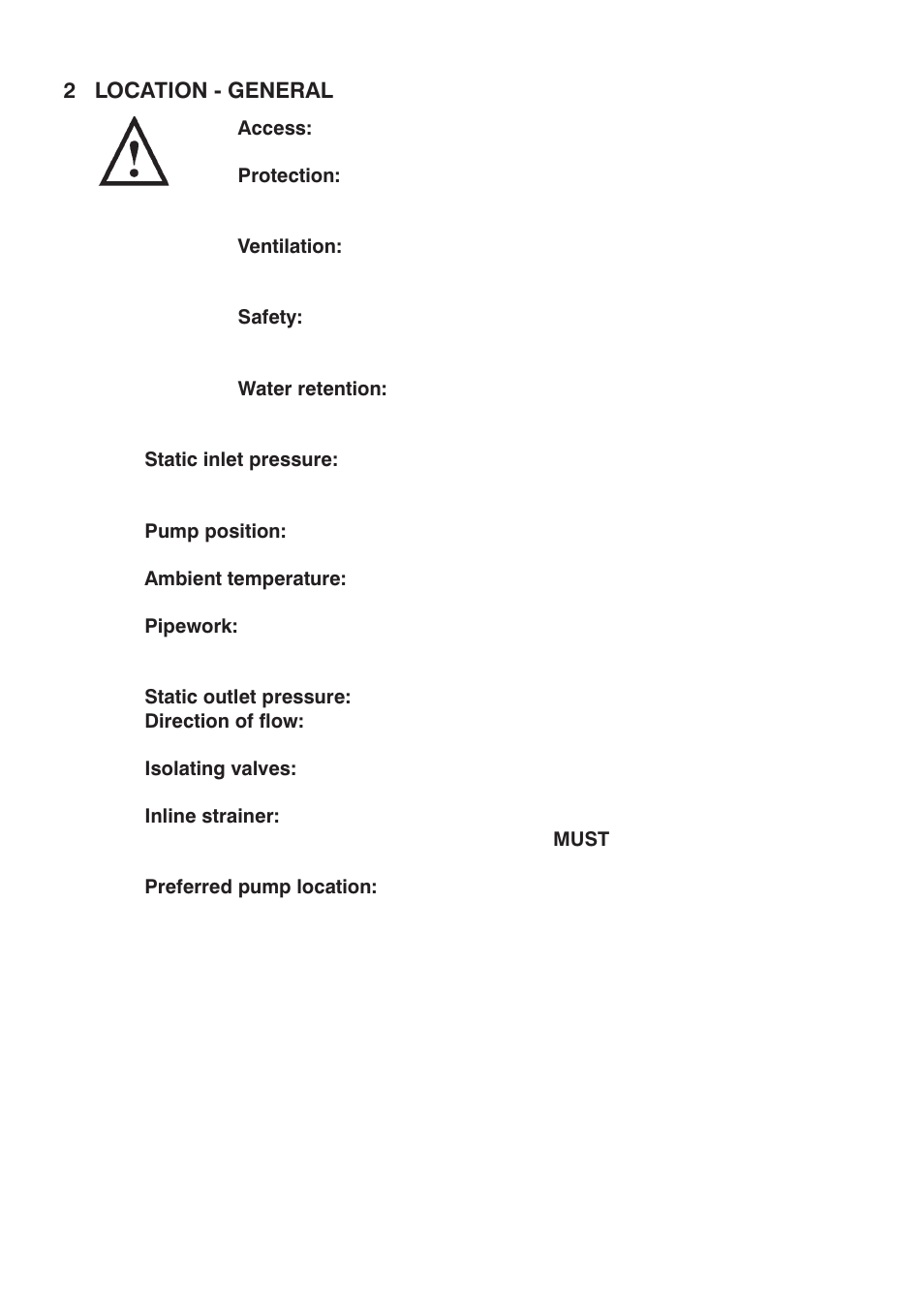 Stuart Turner CH 4-30 FL User Manual | Page 6 / 20