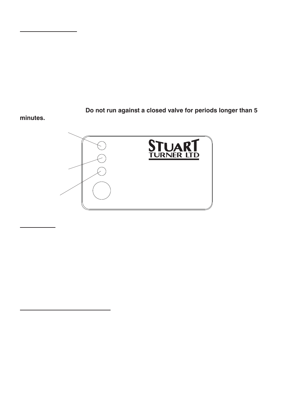 Starting the pump, Functioning, For further technical support | Stuart Turner Submersible Diver 35 & 45 Boostamatic User Manual | Page 6 / 24