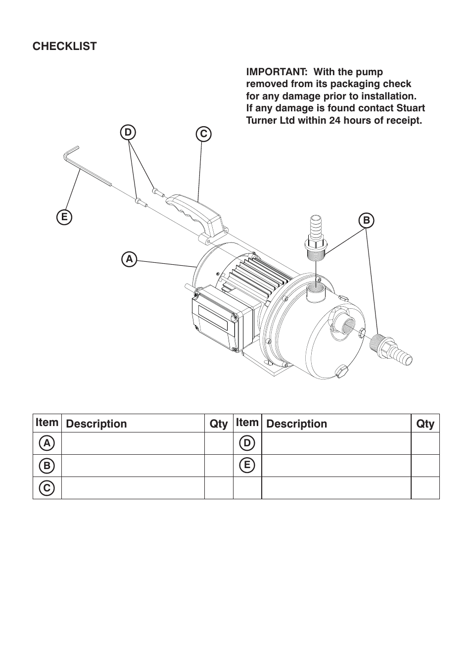Stuart Turner Jet Pump 45 User Manual | Page 3 / 16