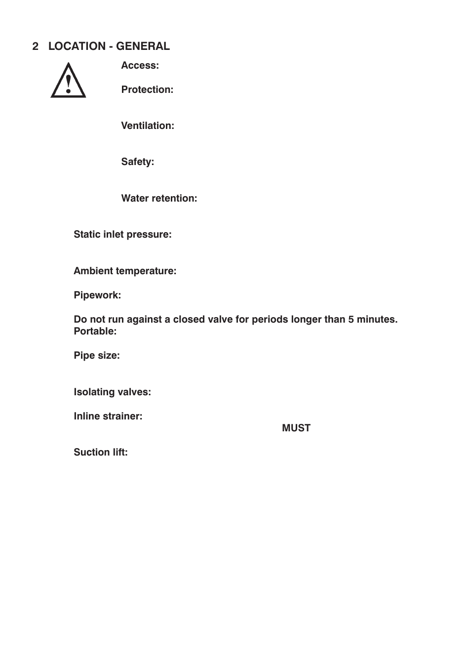 Stuart Turner Jet Pump 45 User Manual | Page 5 / 16