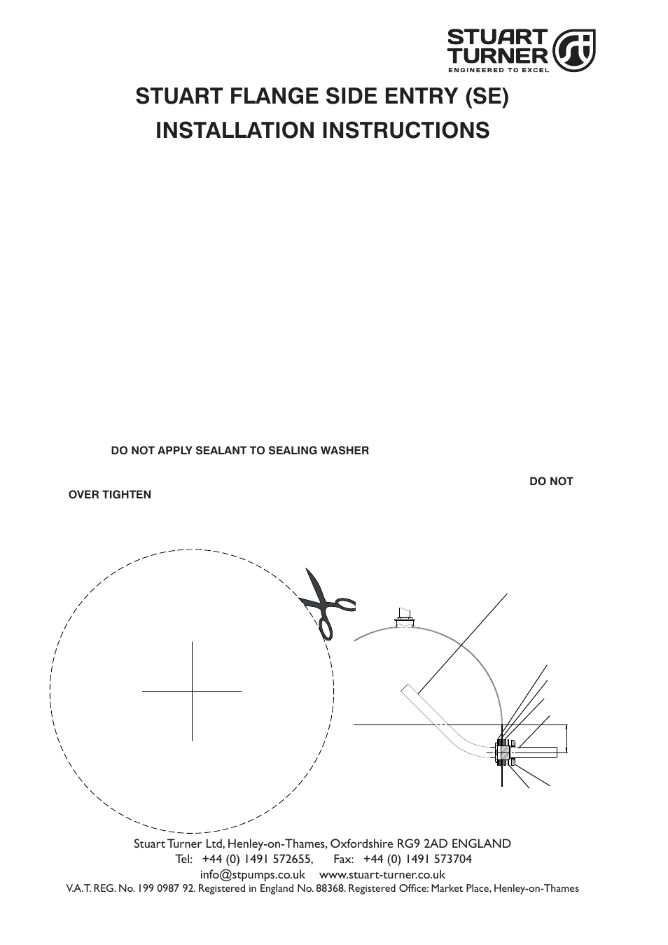 Stuart Turner Stuart Flange SE User Manual | 1 page