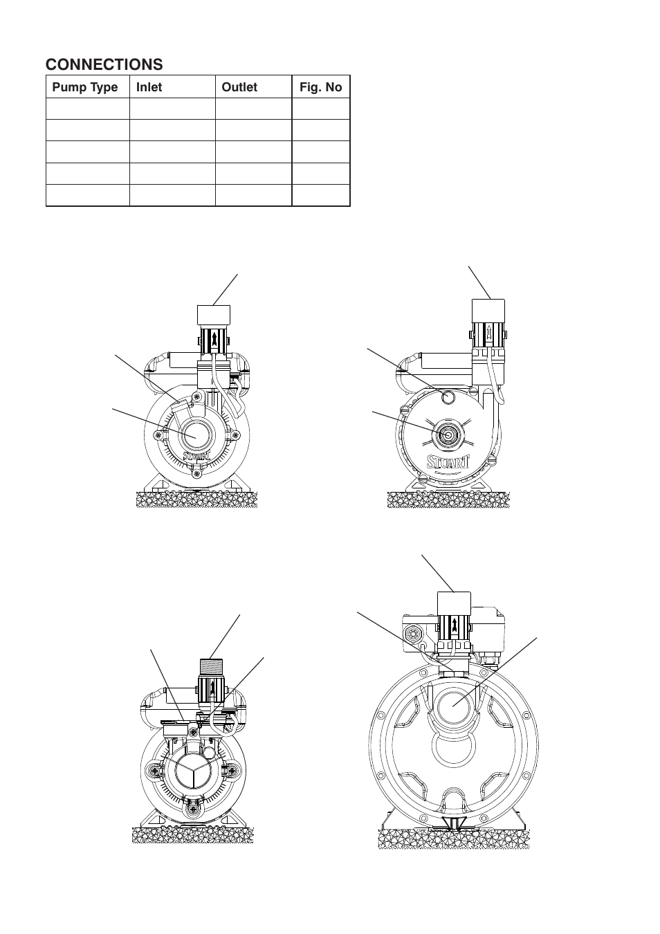 Connections | Stuart Turner LFL Automatic Flow Switch User Manual | Page 6 / 20