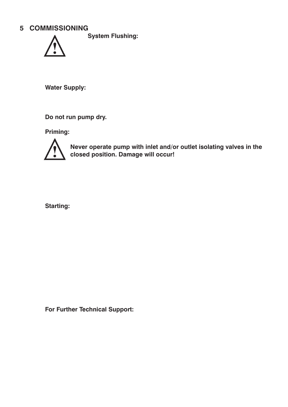 Stuart Turner Techflo TP 60TNH User Manual | Page 16 / 28