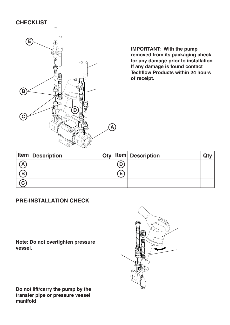 Stuart Turner Techflo TP 60TNH User Manual | Page 3 / 28