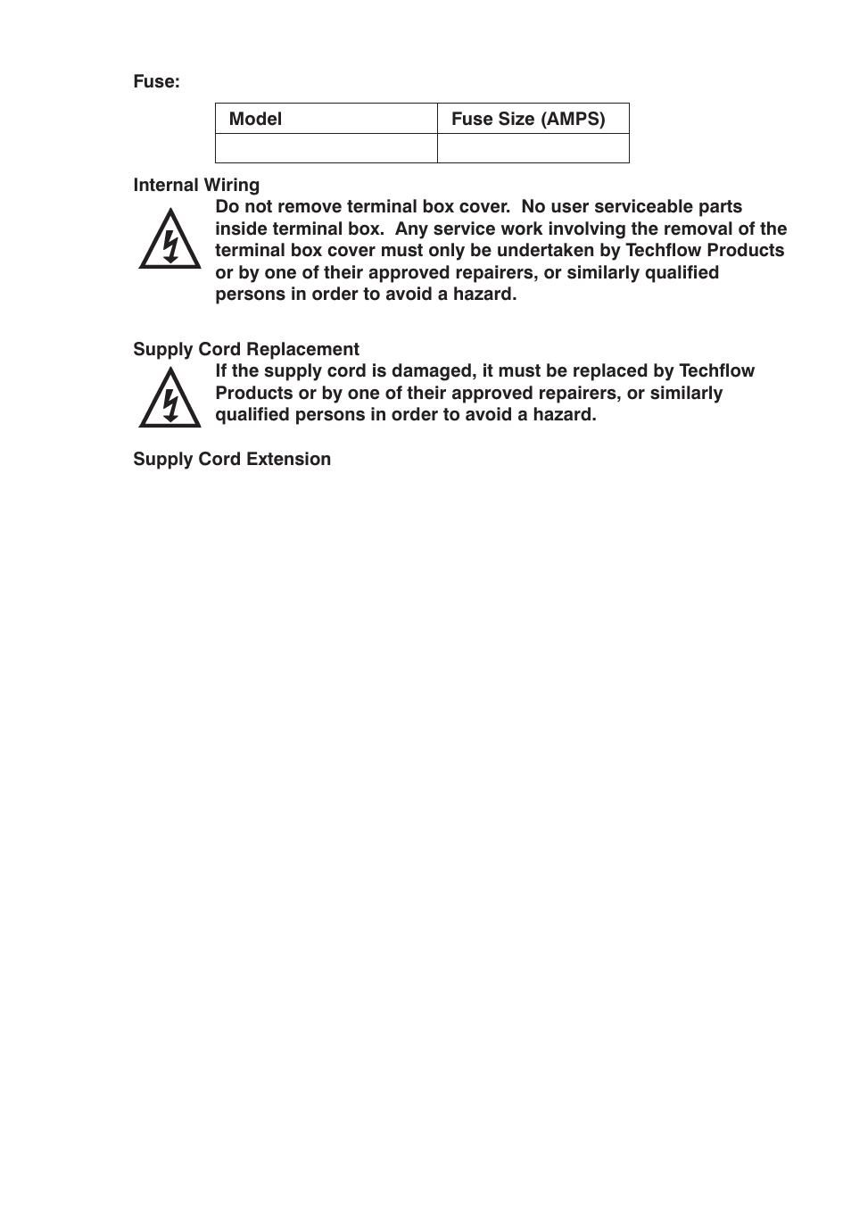 Stuart Turner Techfo TP 50T User Manual | Page 13 / 20