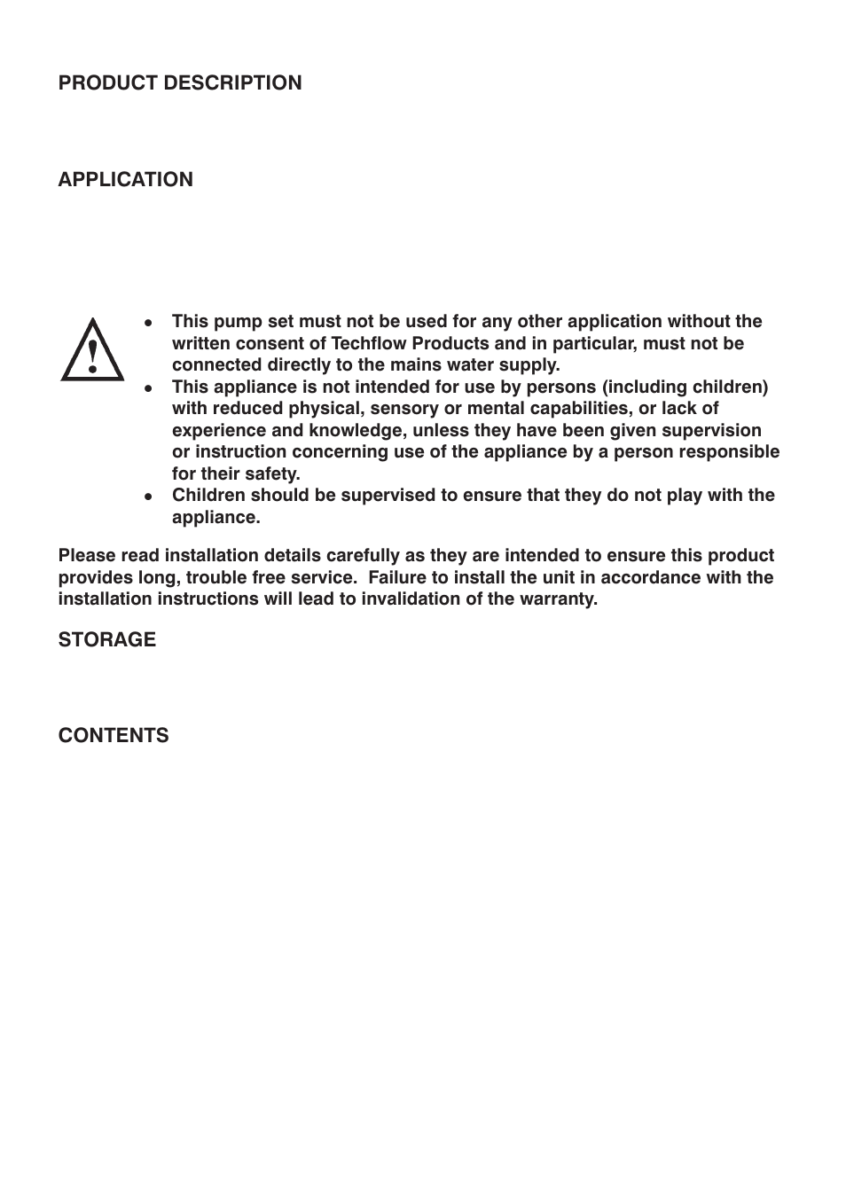 Stuart Turner Techflo Turbo 15T User Manual | Page 2 / 24