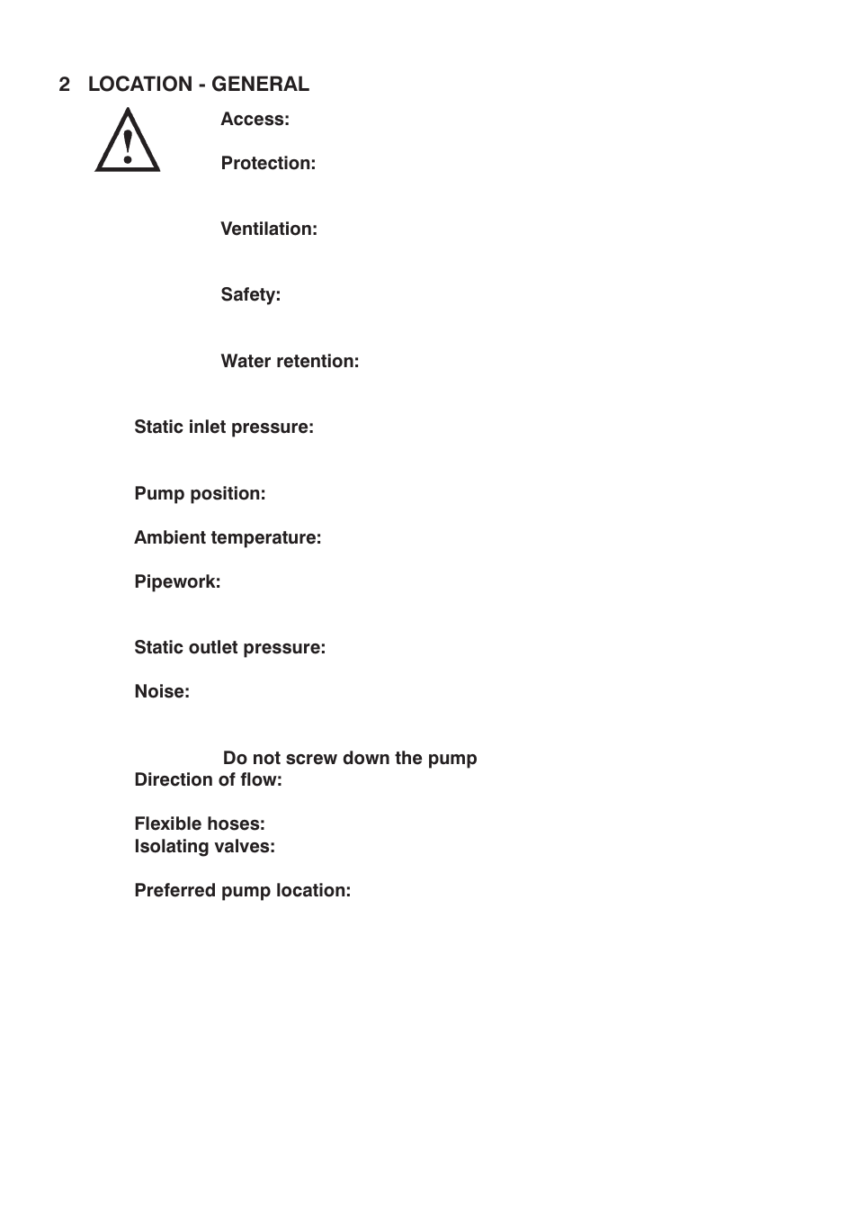 Stuart Turner RGFL4000 User Manual | Page 5 / 20