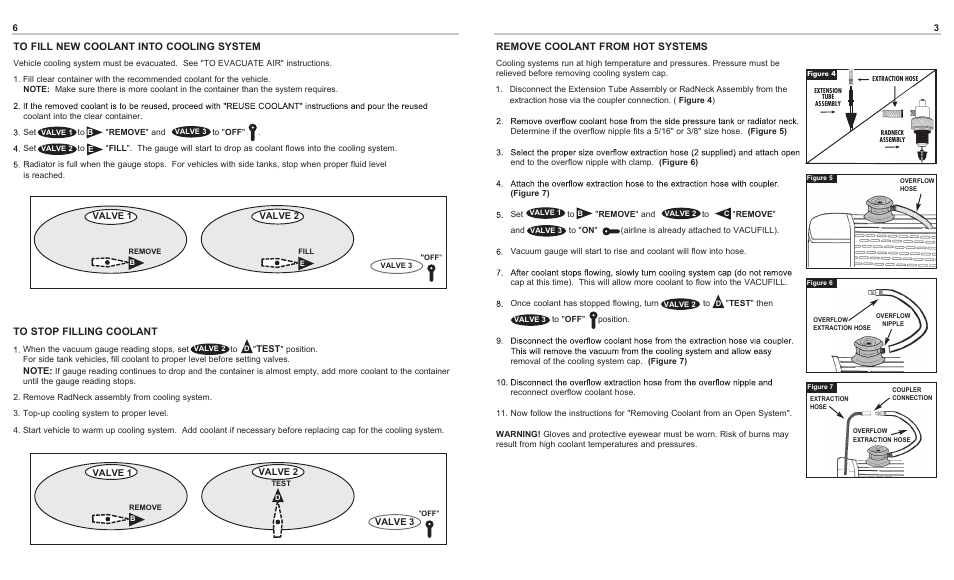 Remove coolant from hot systems | UView Vacufill Coolant Exchanger User Manual | Page 5 / 6