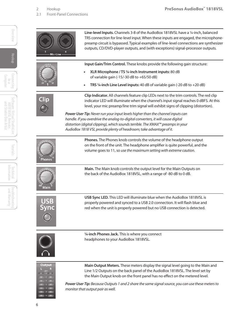 PreSonus AudioBox 1818VSL User Manual | Page 12 / 100