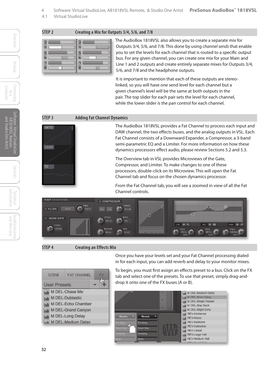 PreSonus AudioBox 1818VSL User Manual | Page 38 / 100