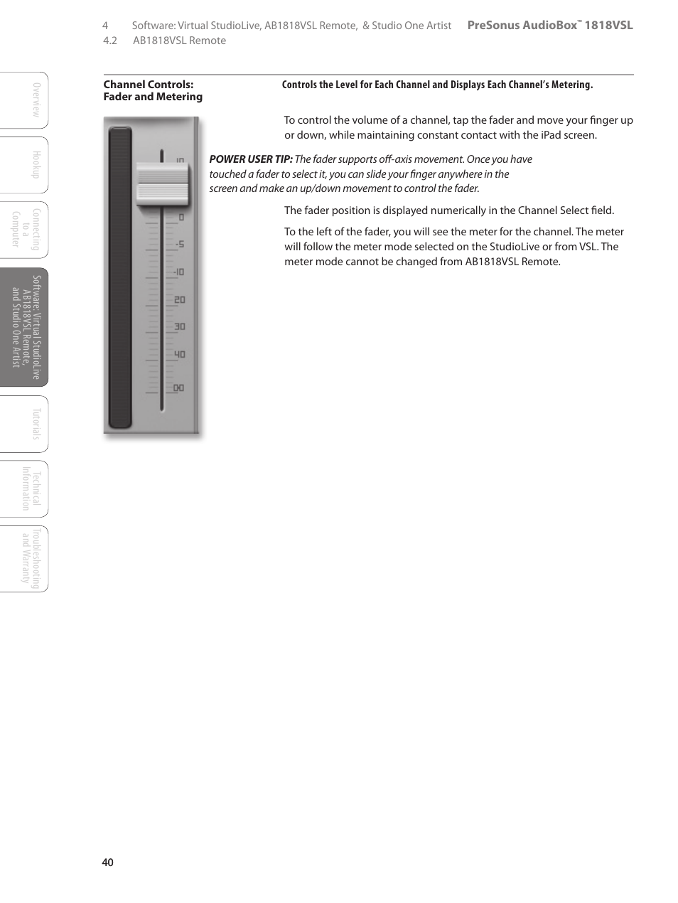 PreSonus AudioBox 1818VSL User Manual | Page 46 / 100