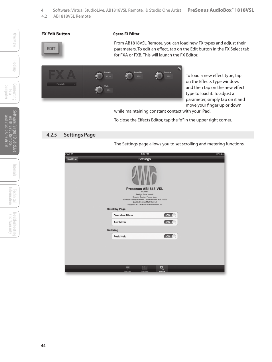 PreSonus AudioBox 1818VSL User Manual | Page 50 / 100