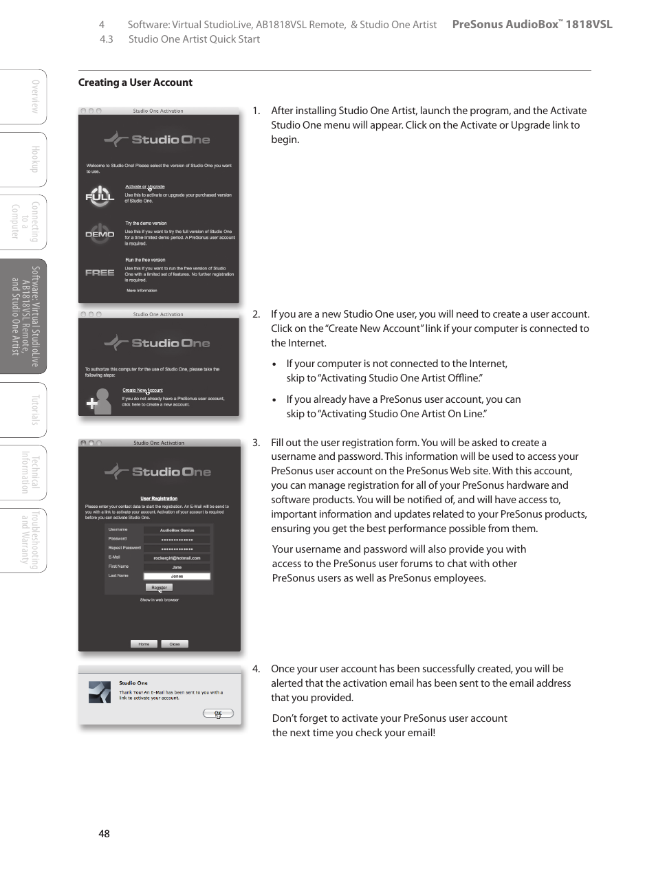 PreSonus AudioBox 1818VSL User Manual | Page 54 / 100