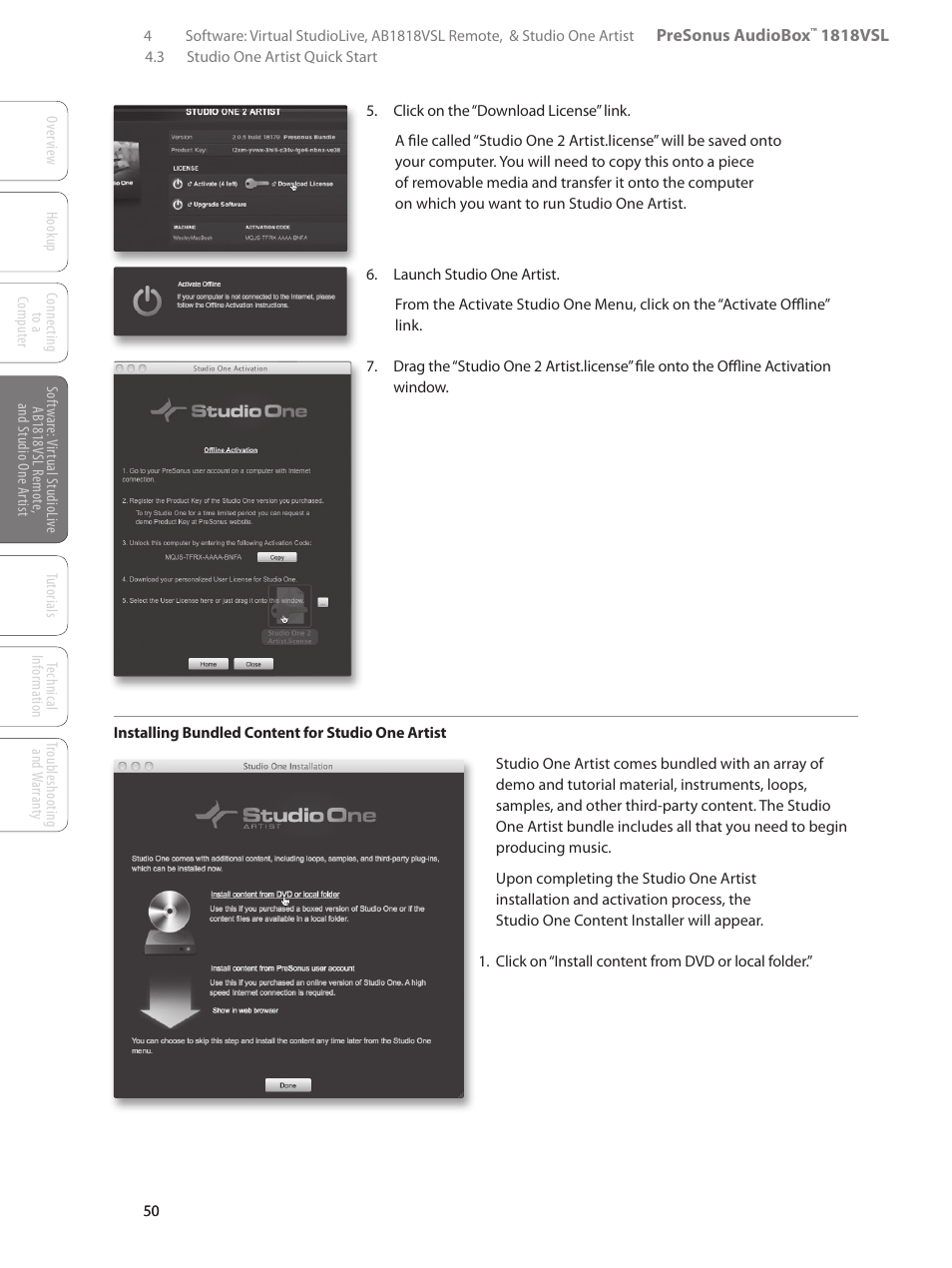 PreSonus AudioBox 1818VSL User Manual | Page 56 / 100