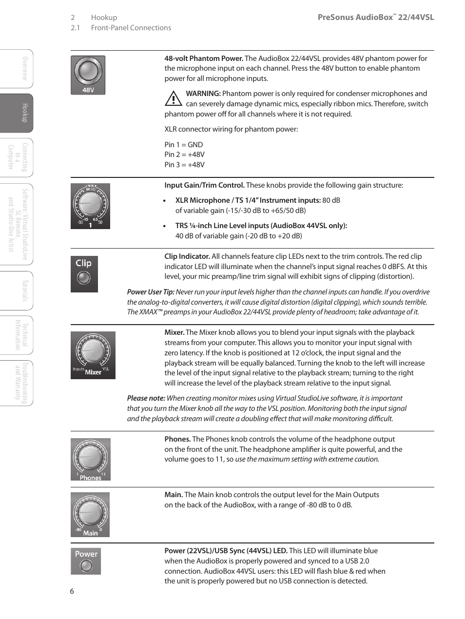 PreSonus AudioBox 44VSL User Manual | Page 10 / 84