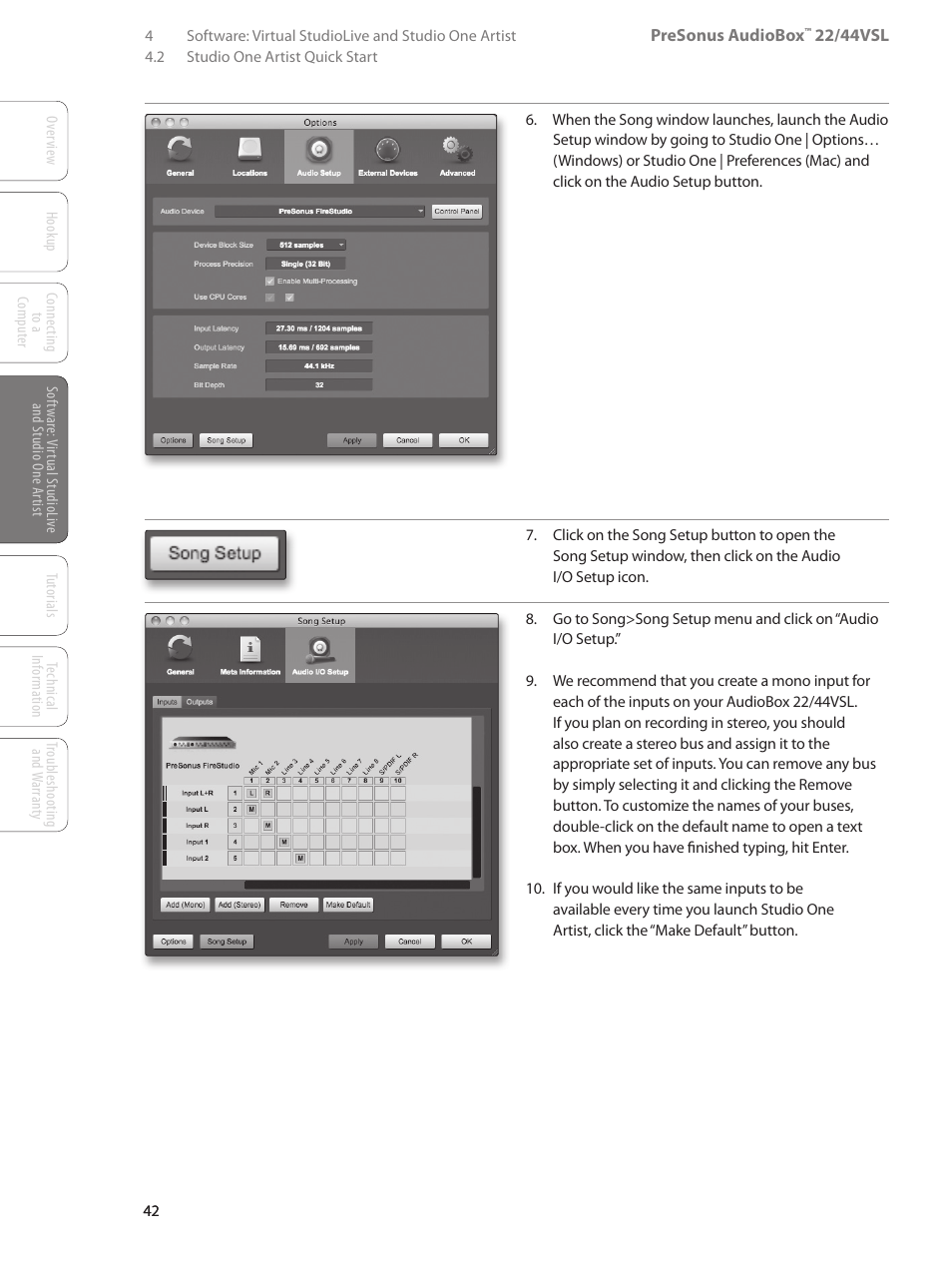 PreSonus AudioBox 44VSL User Manual | Page 46 / 84