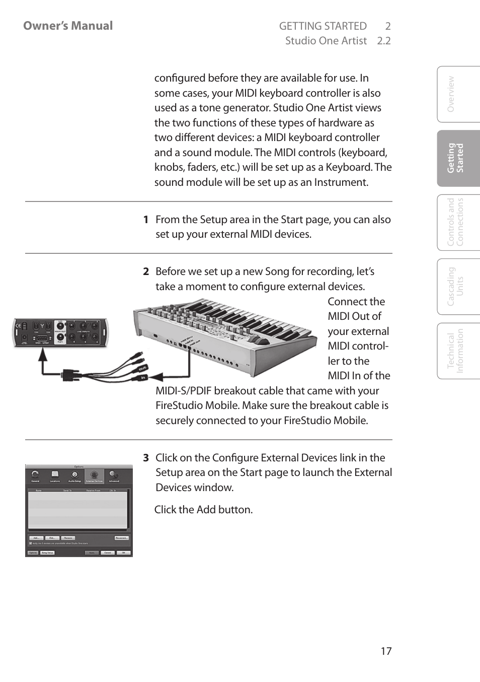 Owner’s manual | PreSonus FireStudio Mobile User Manual | Page 17 / 68