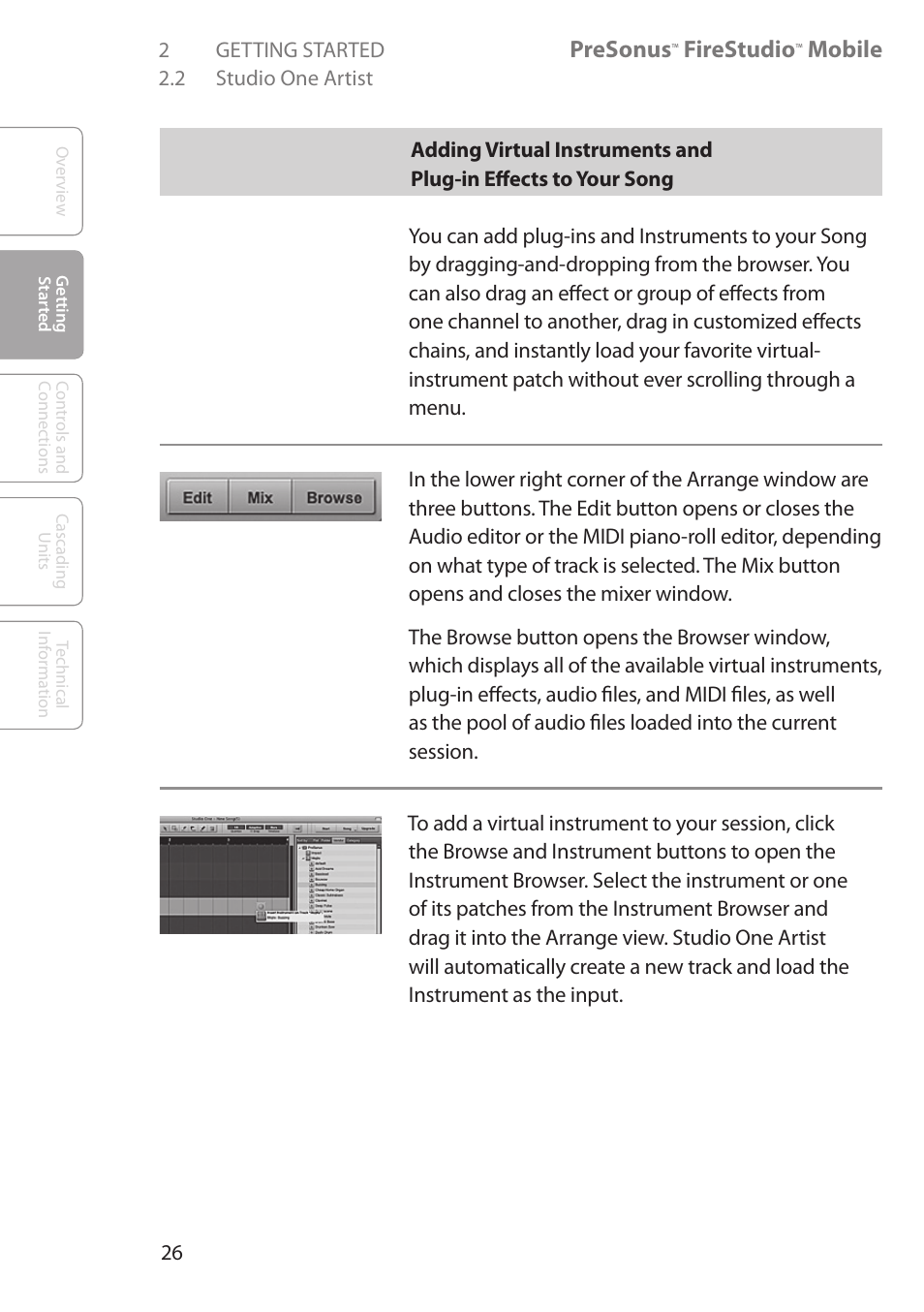 Presonus, Firestudio, Mobile | PreSonus FireStudio Mobile User Manual | Page 26 / 68