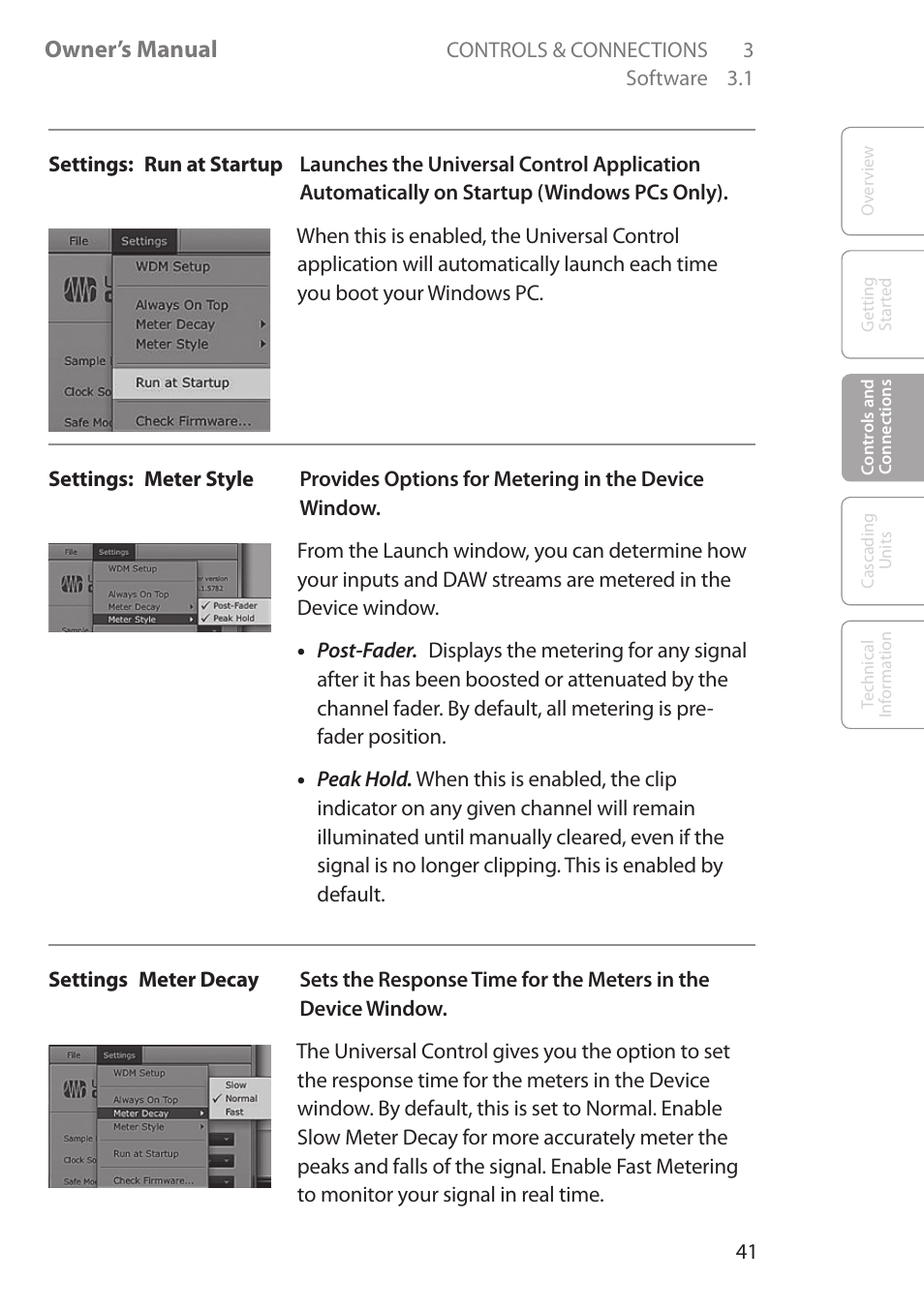 Owner’s manual | PreSonus FireStudio Mobile User Manual | Page 41 / 68