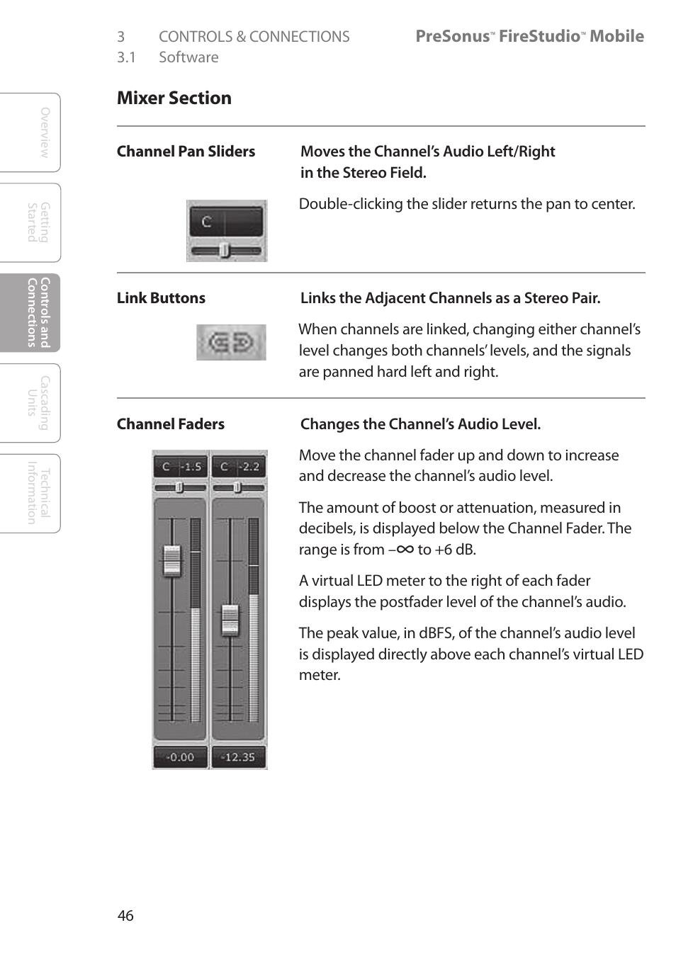 Presonus, Firestudio, Mobile | PreSonus FireStudio Mobile User Manual | Page 46 / 68