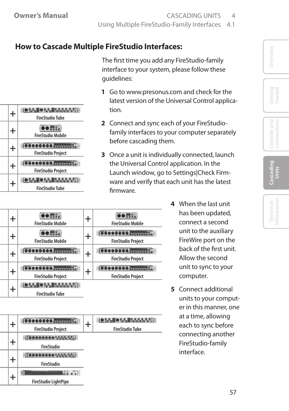 PreSonus FireStudio Mobile User Manual | Page 57 / 68