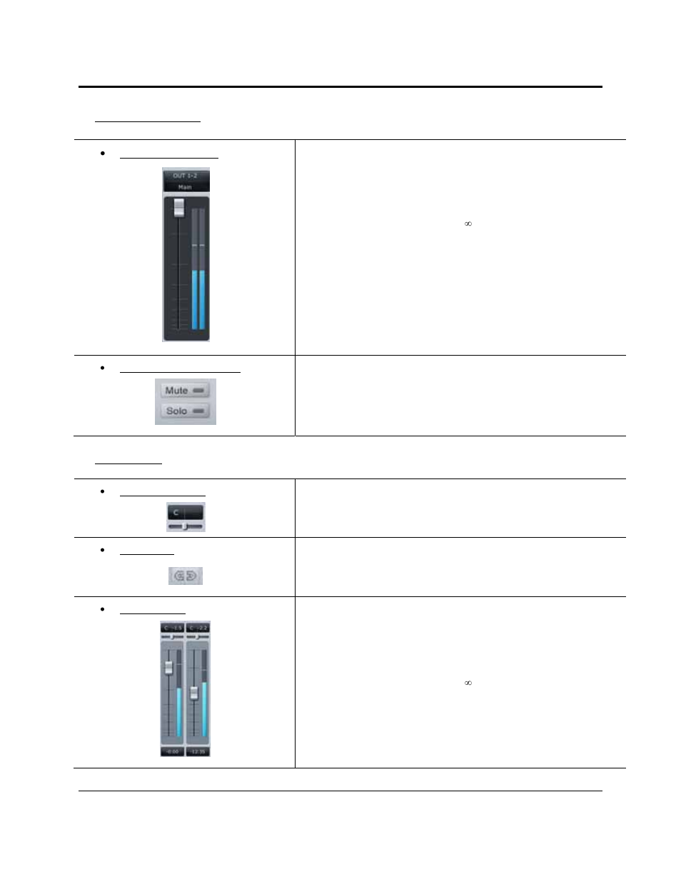 Controls and connections, Master output fader | PreSonus FireStudio Project User Manual | Page 30 / 41
