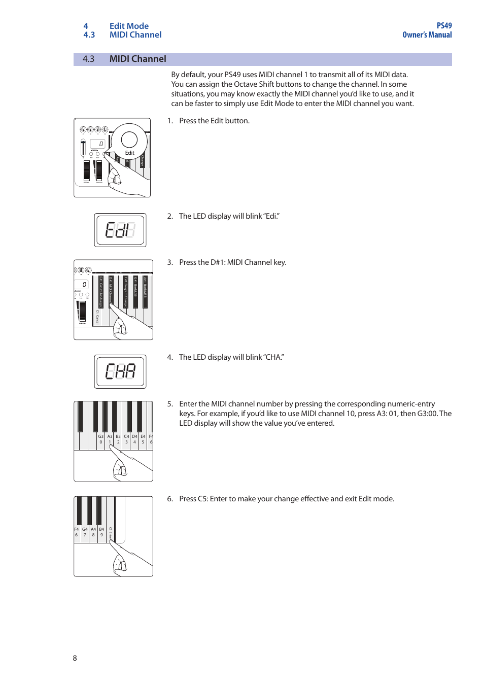 3 midi channel, Midi channel — 8 | PreSonus Music Creation Suite User Manual | Page 10 / 18