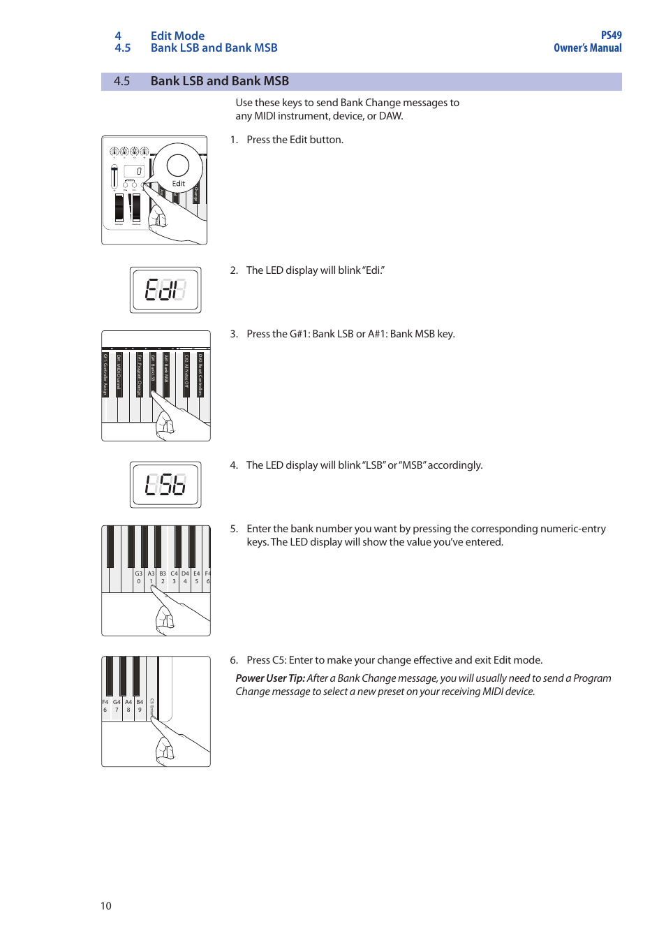 5 bank lsb and bank msb, Bank lsb and bank msb — 10 | PreSonus Music Creation Suite User Manual | Page 12 / 18