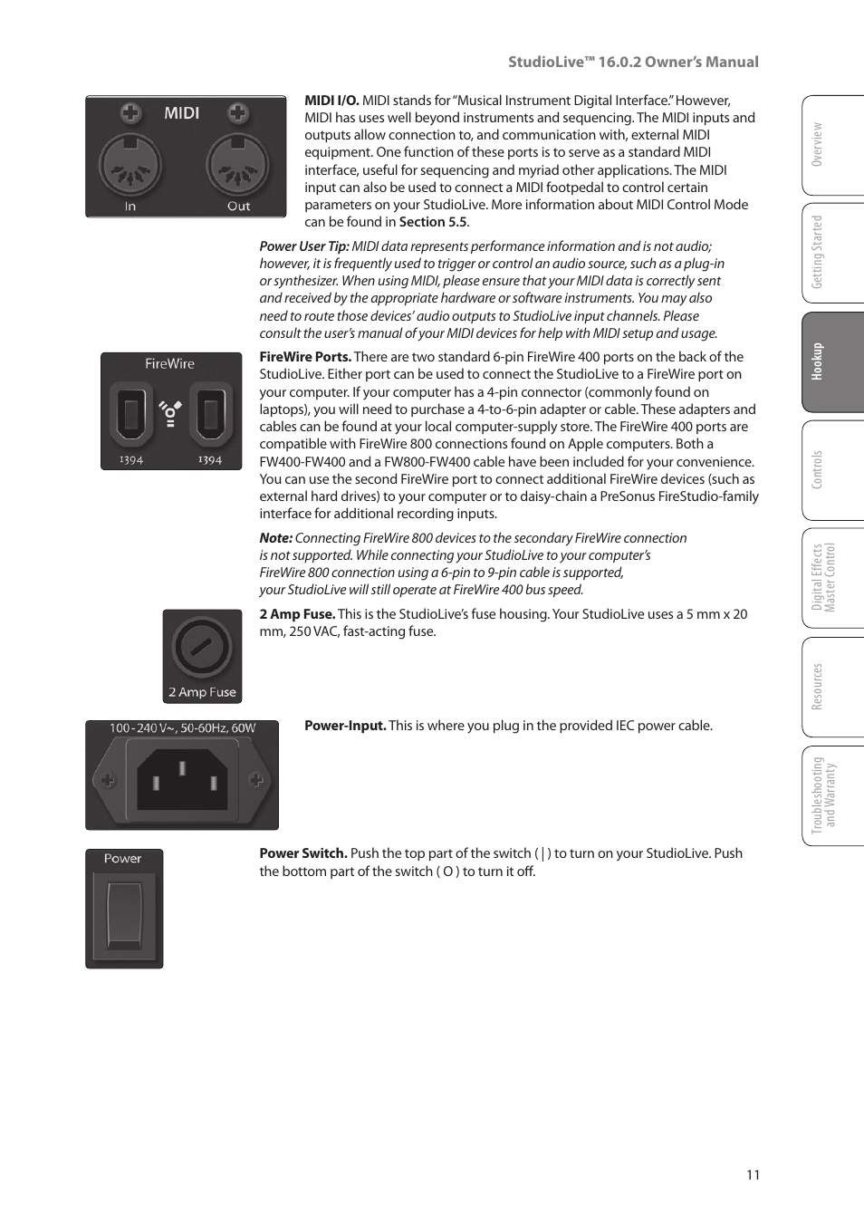 PreSonus StudioLive 16.0.2 User Manual | Page 15 / 80