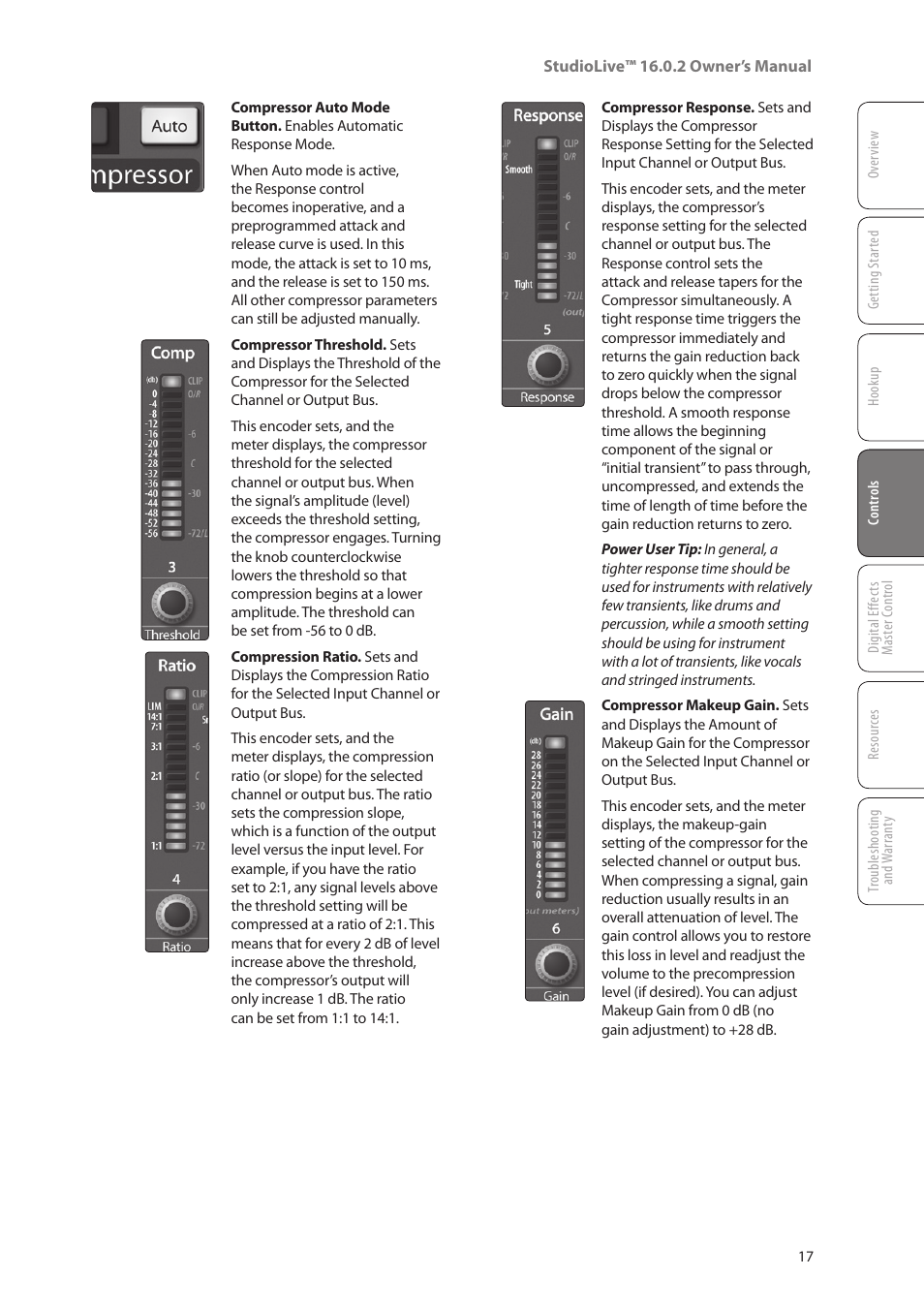 PreSonus StudioLive 16.0.2 User Manual | Page 21 / 80