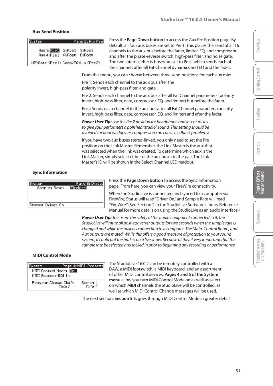 PreSonus StudioLive 16.0.2 User Manual | Page 55 / 80