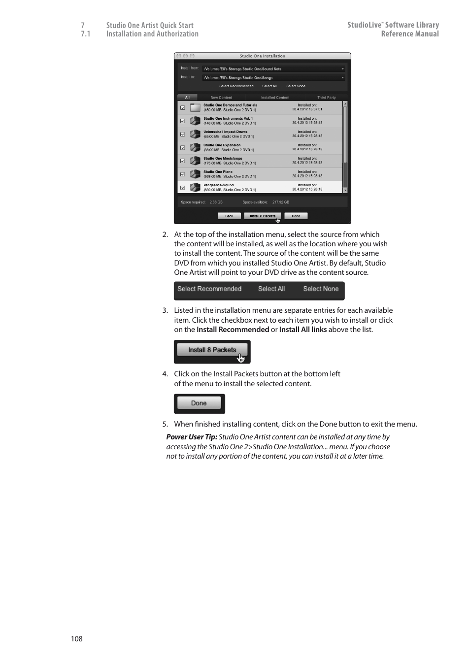 PreSonus StudioLive 24.4.2 User Manual | Page 112 / 150