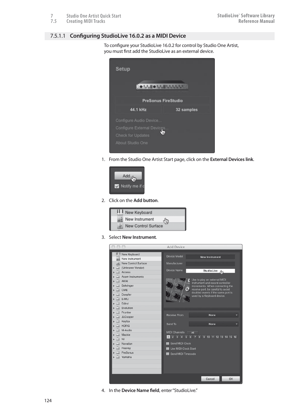 PreSonus StudioLive 24.4.2 User Manual | Page 128 / 150