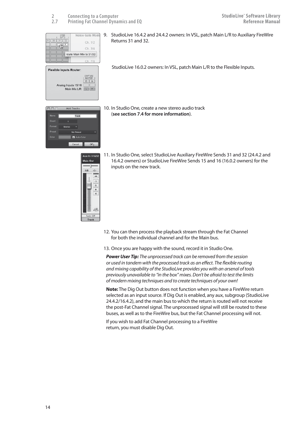 PreSonus StudioLive 24.4.2 User Manual | Page 18 / 150