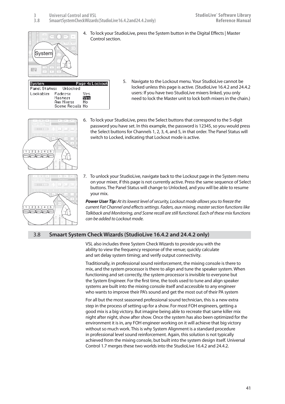 Software library reference manual, System | PreSonus StudioLive 24.4.2 User Manual | Page 45 / 150