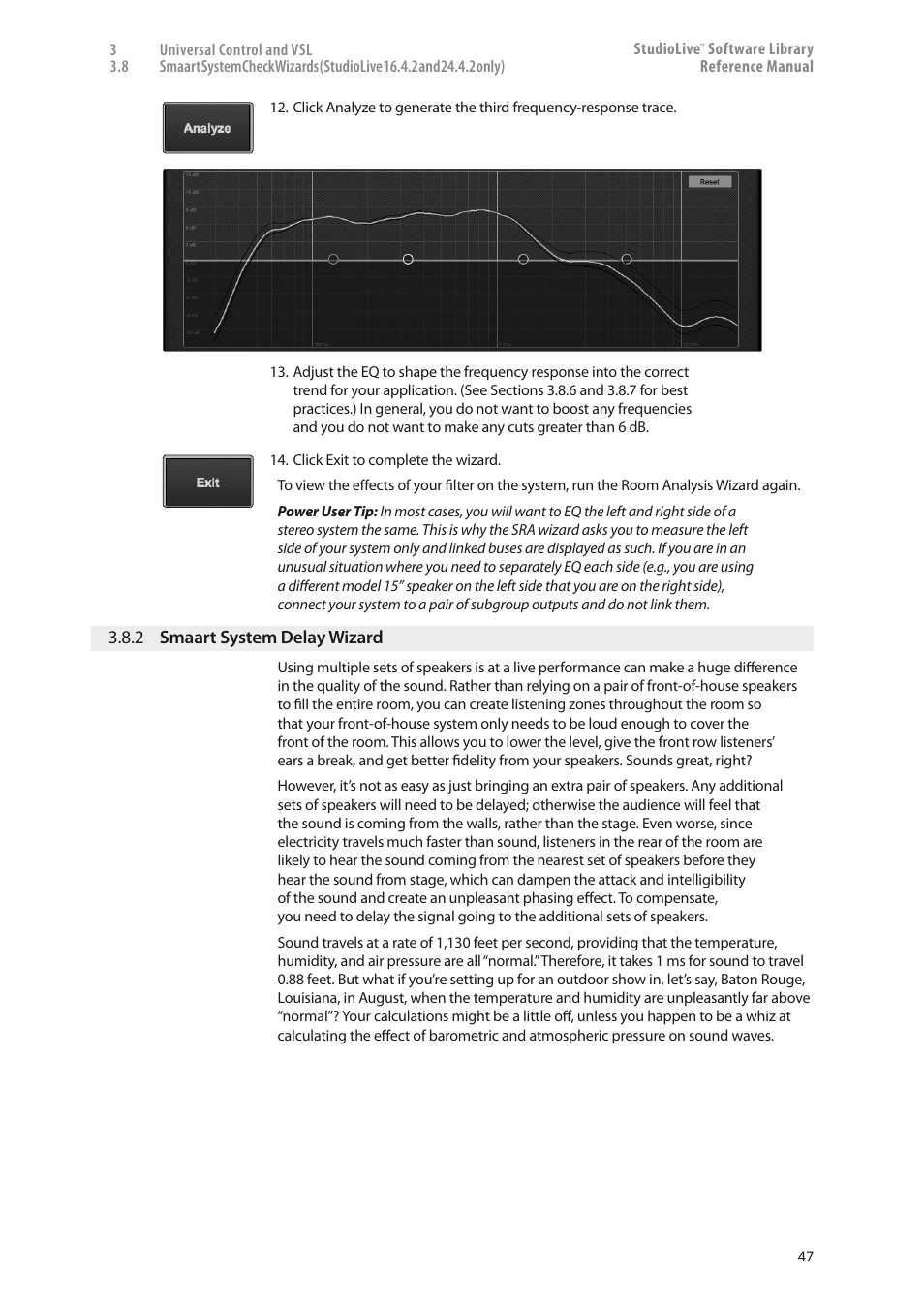 2 smaart system delay wizard — 47 | PreSonus StudioLive 24.4.2 User Manual | Page 51 / 150